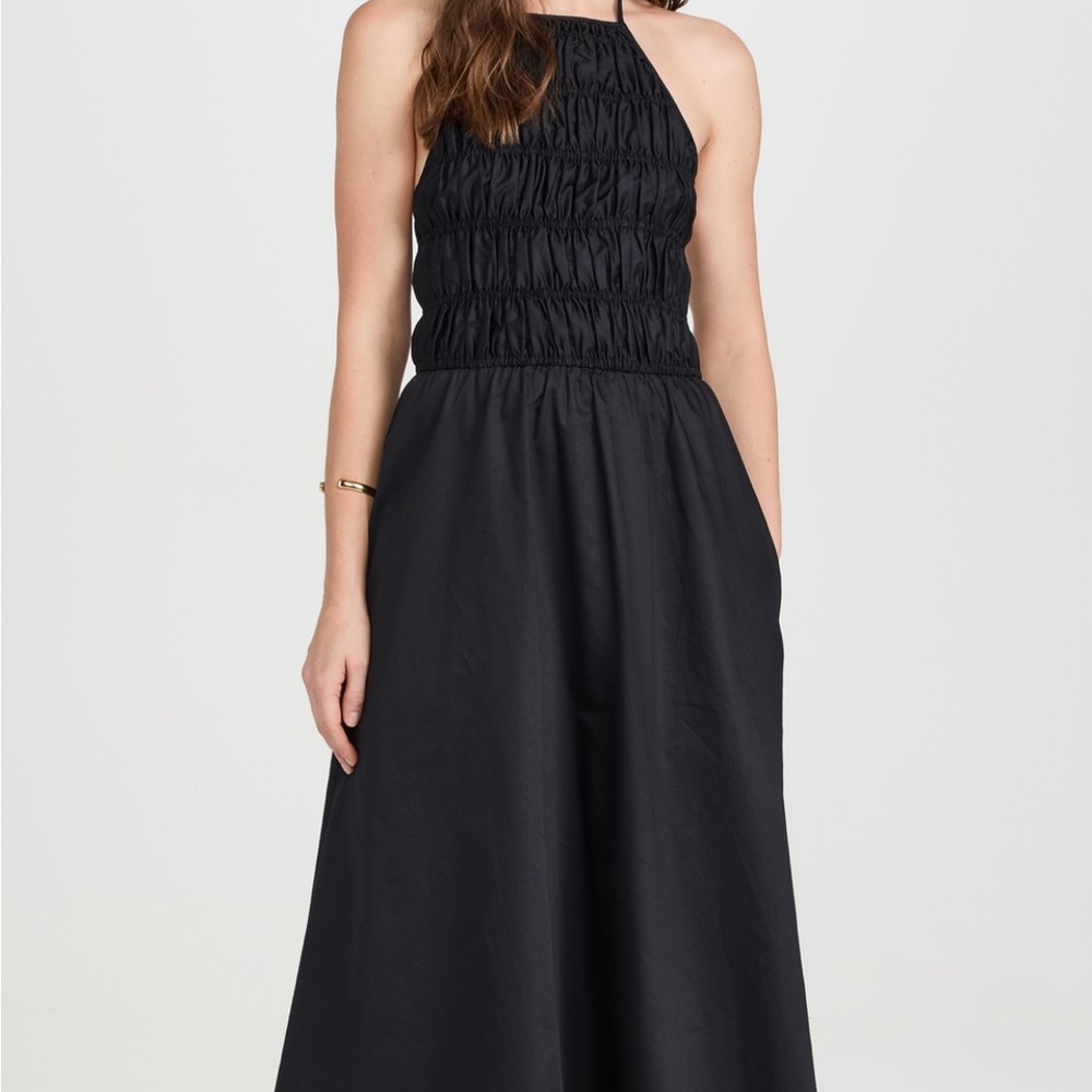 SOLID & STRIPED Black Maxi Dress